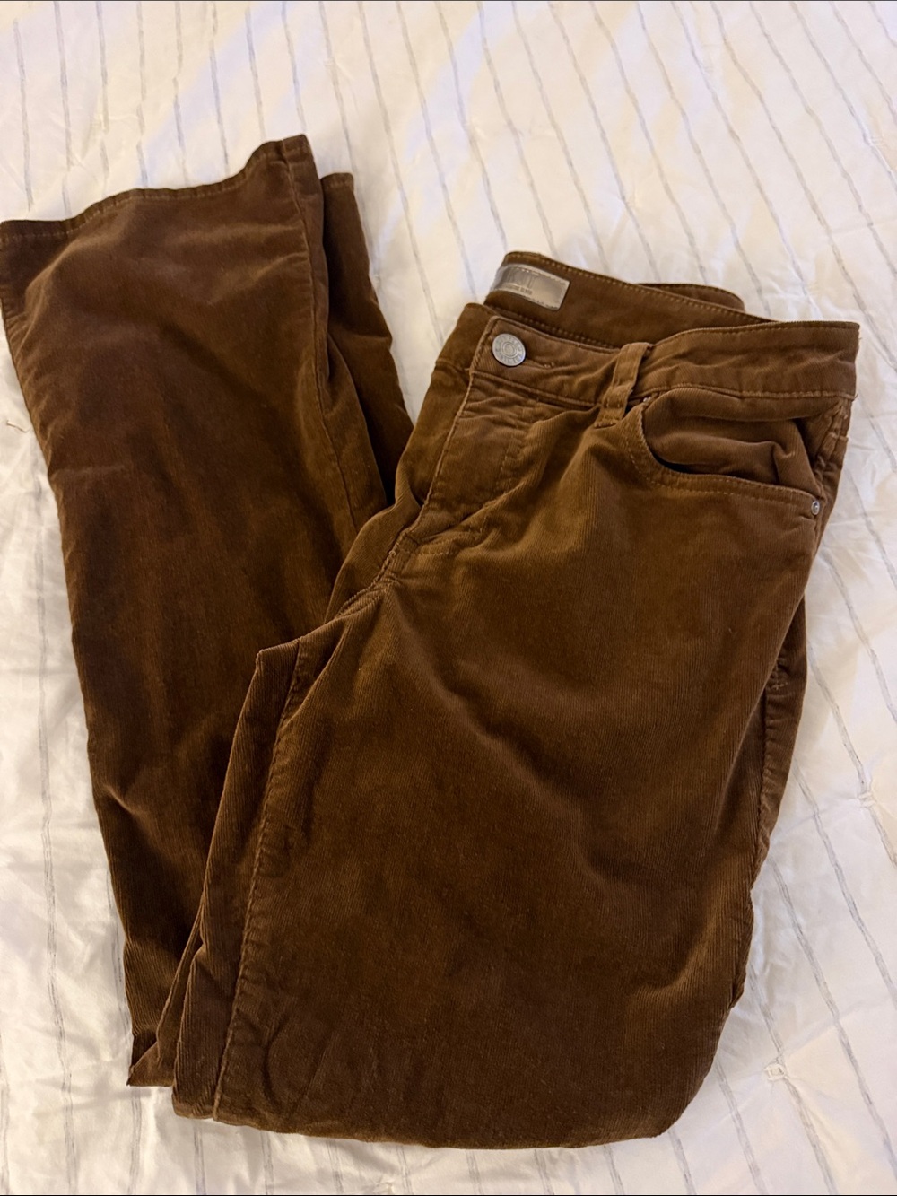 Kut from the Kloth Women's Brown Corduroy bootcut pants